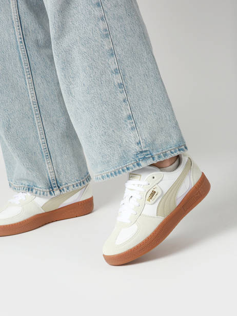 Sneakers Palermo Moda Uit Leder Puma Wit women 39772702 ander zicht 1
